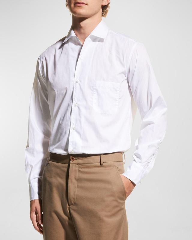 Loro Piana Andre Cotton Poplin Button-Up Shirt Product Image