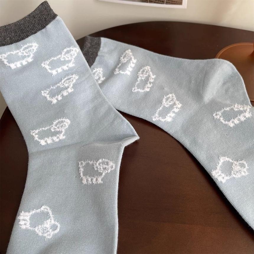 Cartoon Animal Crew Socks Product Image