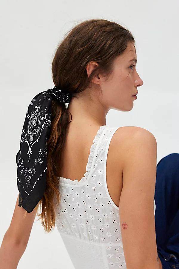 Bandana Handkerchief Scrunchie Womens at Urban Outfitters Product Image