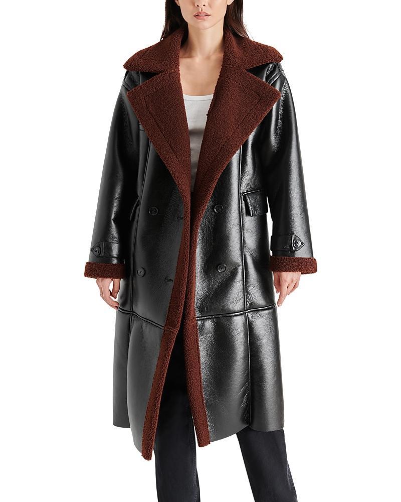 Steve Madden Kinzie Faux Shearling Coat Product Image