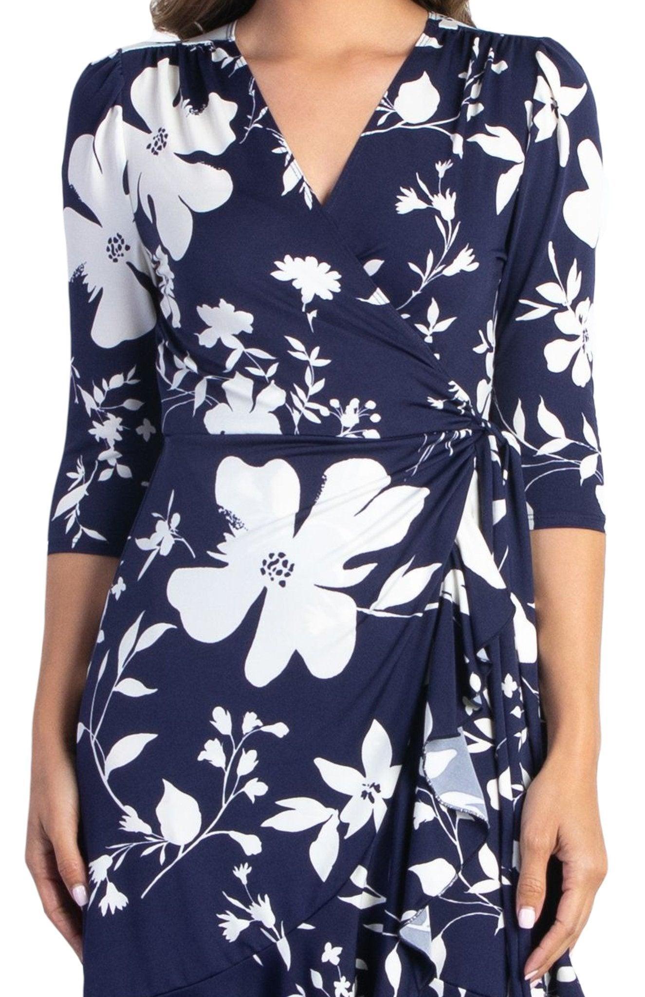 Flirty Flounce Wrap Dress Product Image