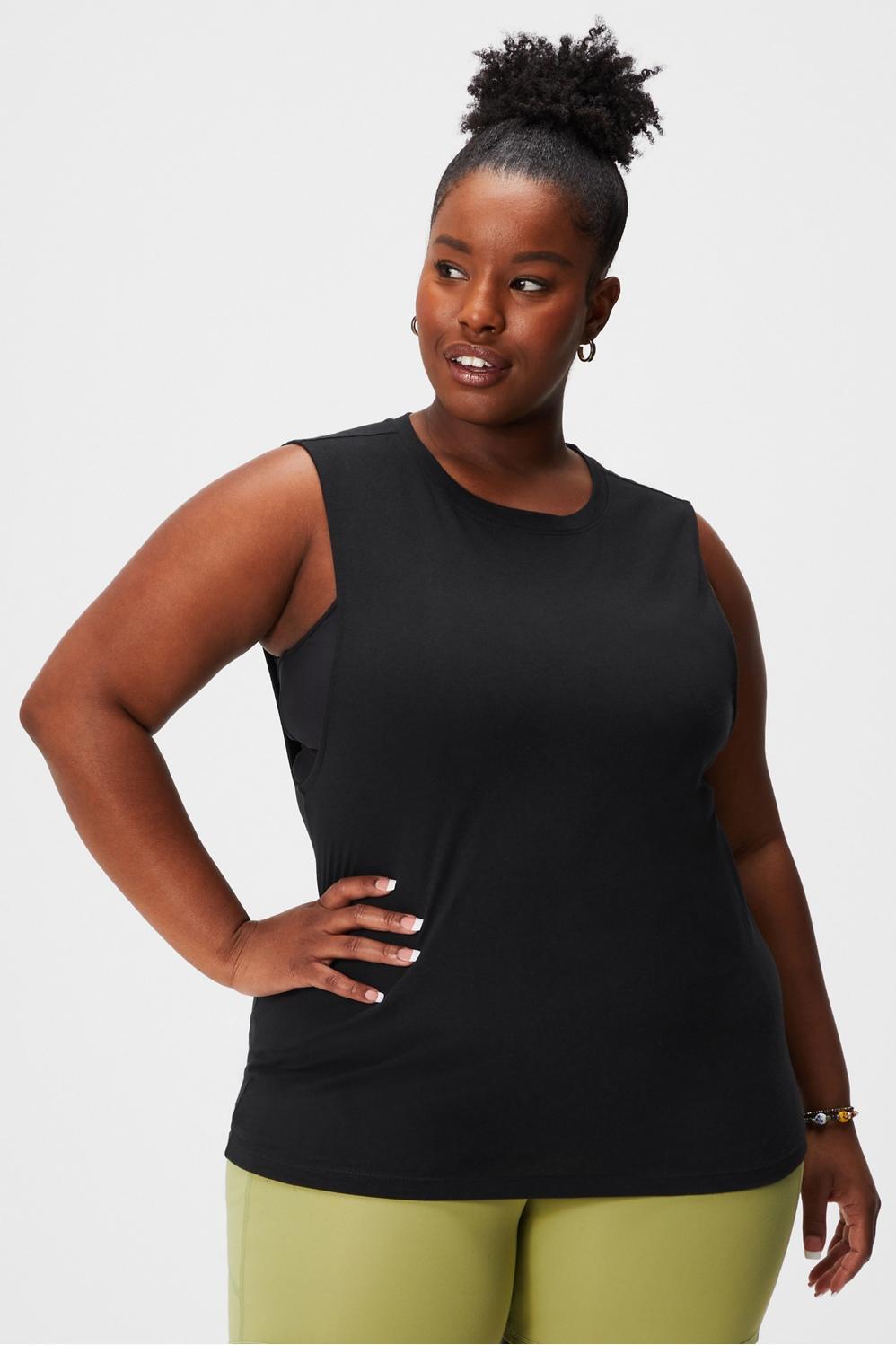 Fabletics Micah Muscle Tank Womens black Size L Product Image