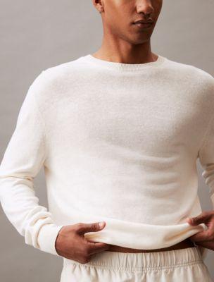 Linen Blend Crewneck Sweater Product Image