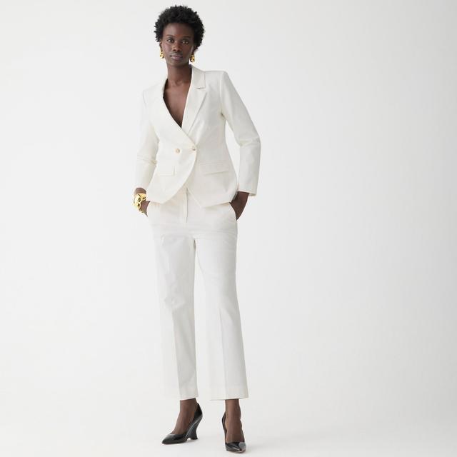 Kate straight-leg pant in bi-stretch cotton blend Product Image