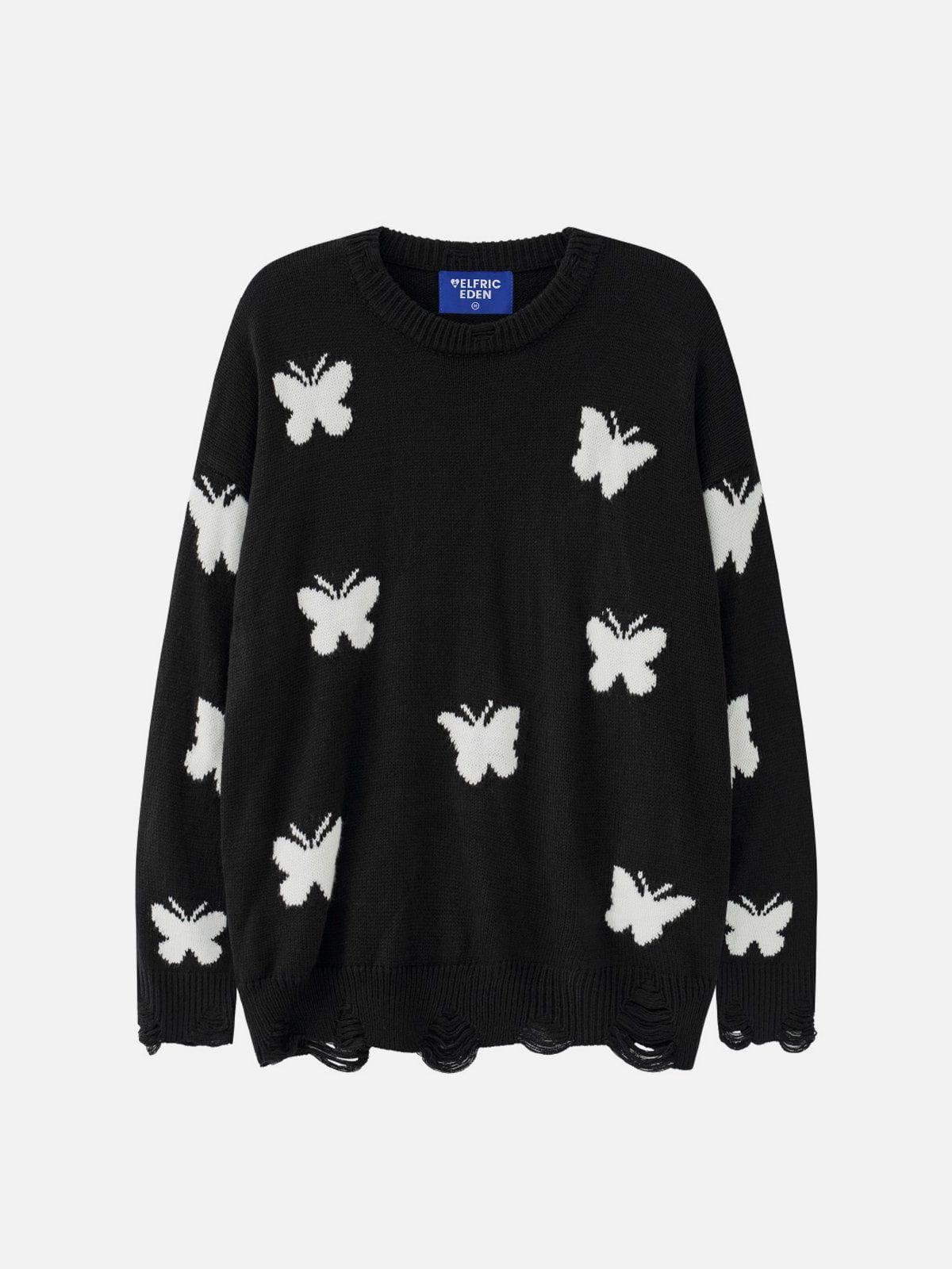 Aelfric Eden Butterfly Jacquard Sweater Product Image