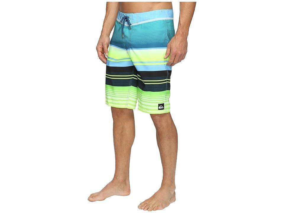 Quiksilver Everyday Stripe Vee 21 Boardshorts (Moroccan ) Men's Swimwear Product Image