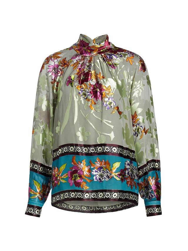 Womens The Geneva Floral Blouse Product Image