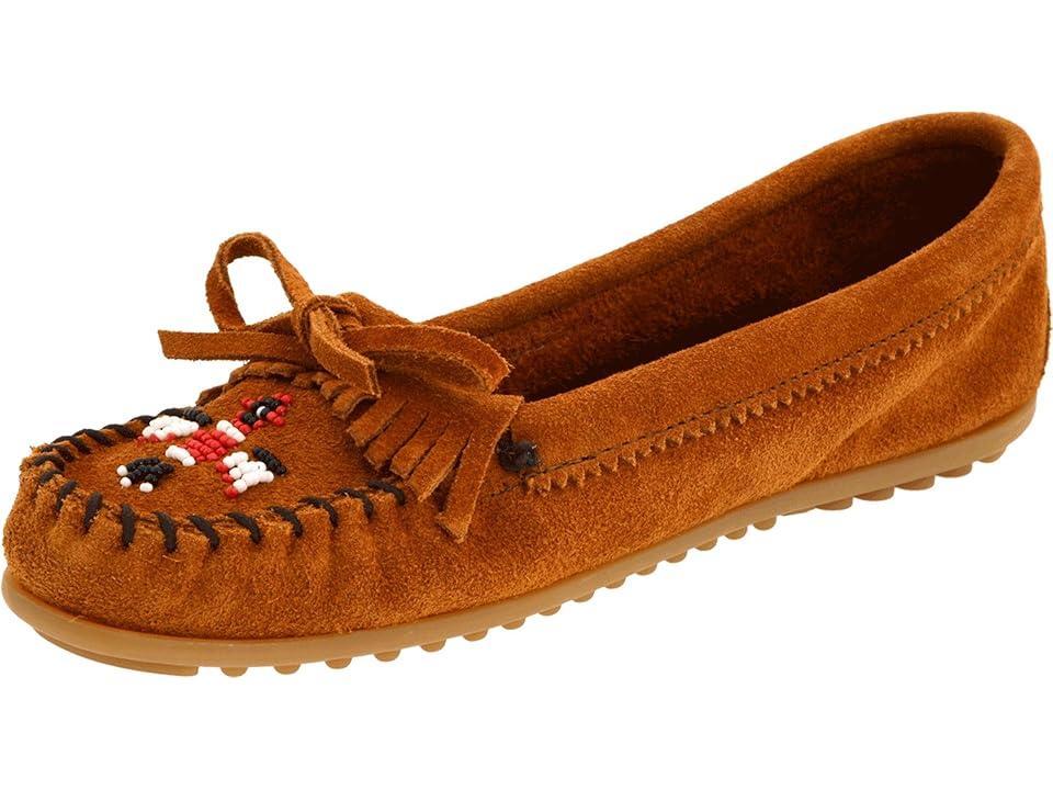 Minnetonka Thunderbird II Suede) Women's Moccasin Shoes Product Image