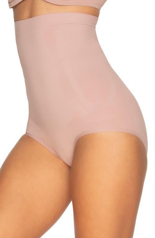 Womens Jezebel Fusion Hi-Waist Firm Control Shaper Panty 640161 Pink Rtn Product Image