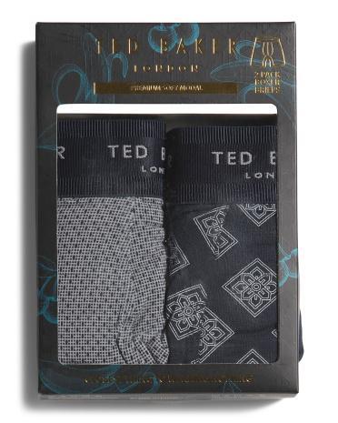 2pk Boxer Briefs for Men | Elastane Product Image