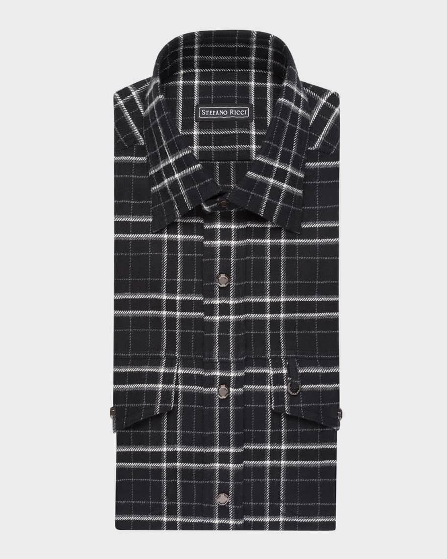 Mens Cotton Plaid Overshirt product image