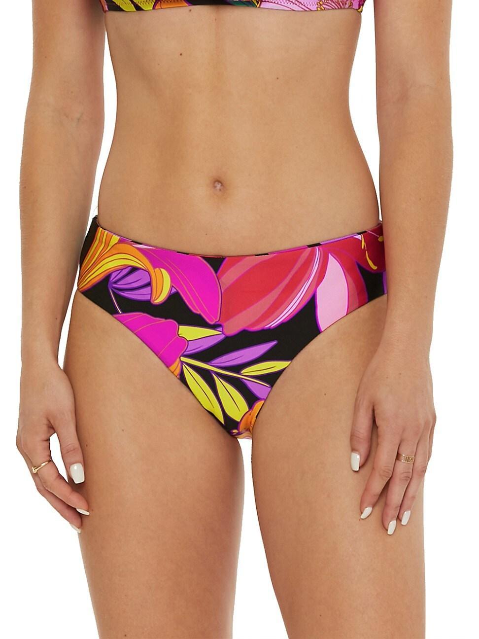 Womens Solar Floral Hipster Bikini Bottoms Product Image