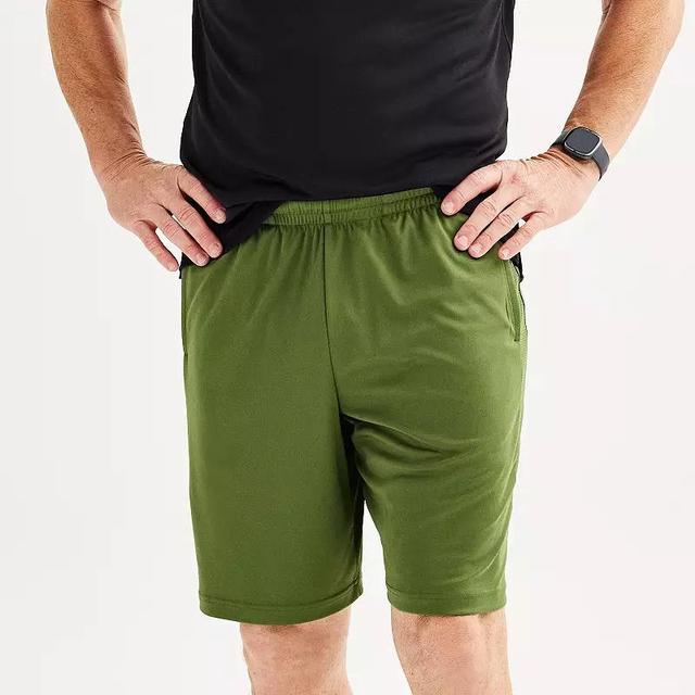 Mens Tek Gear 9-in. Dry Tek Shorts Green Solid Product Image