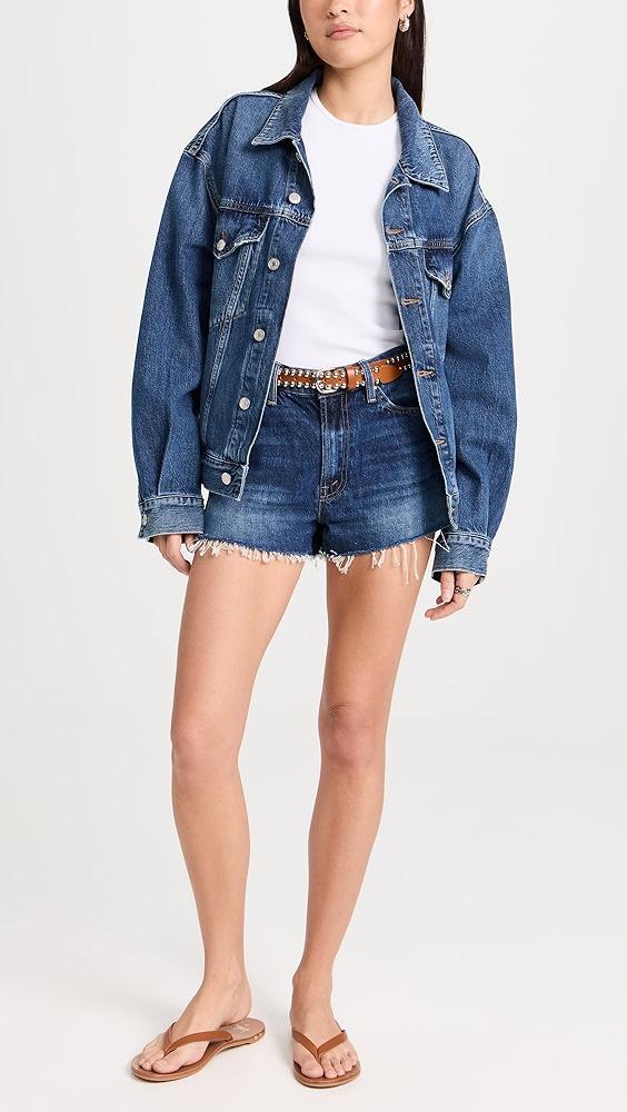 MOTHER The Dodger Fray Shorts | Shopbop Product Image