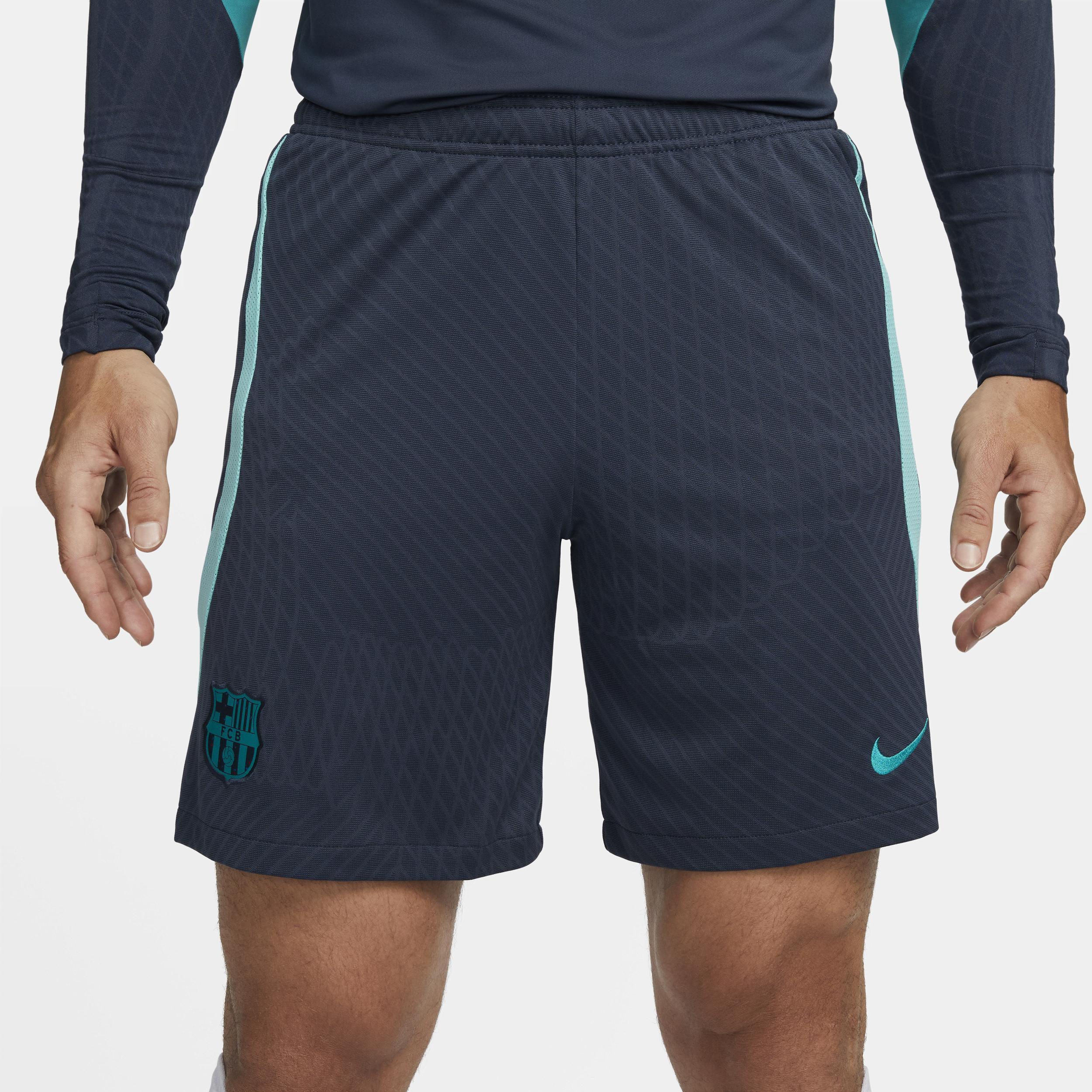 Mens Nike Navy Barcelona 2023/24 Strike Performance Shorts Blue Product Image