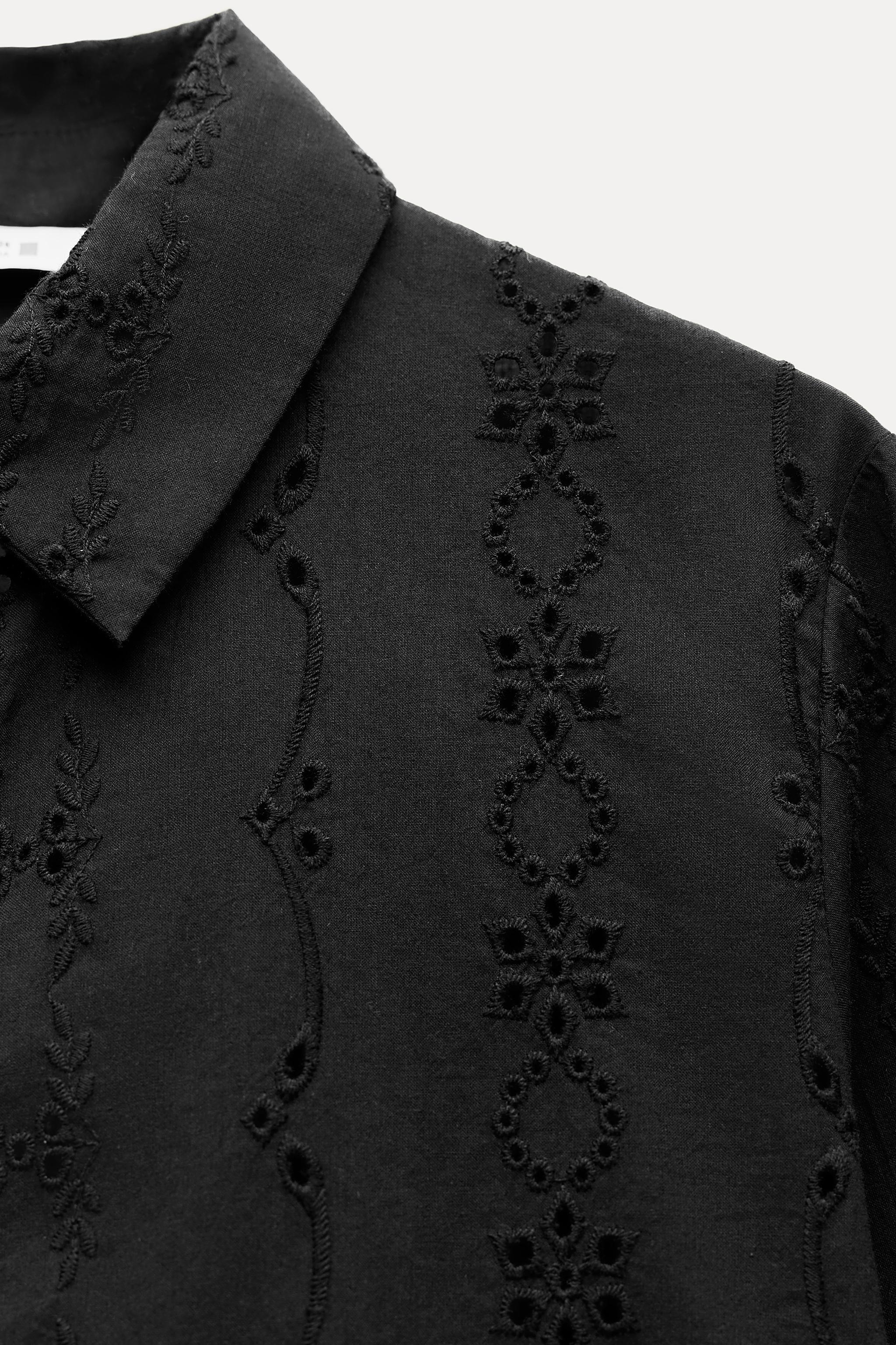 OPENWORK EMBROIDERY SHIRT Product Image