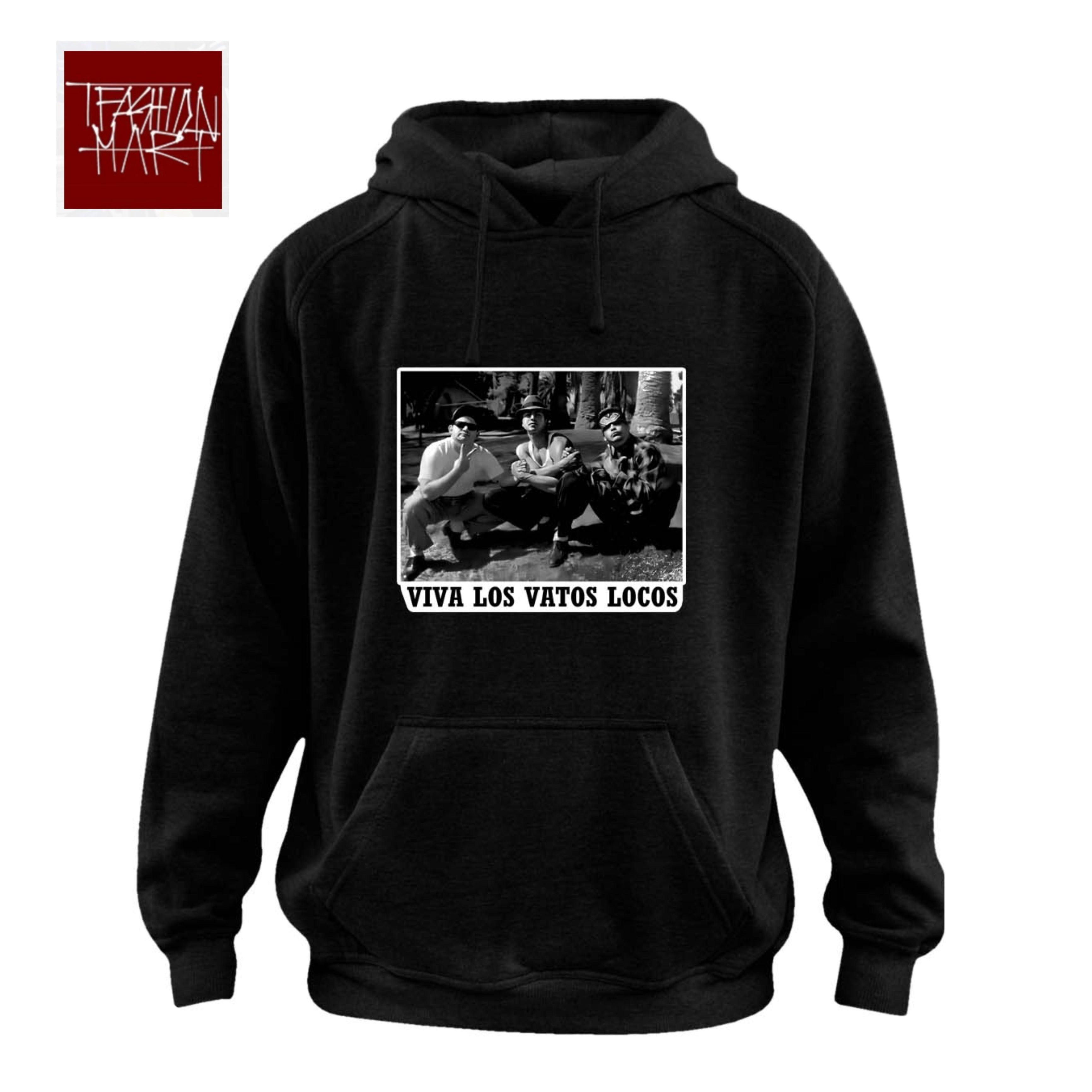 TFashion Graphic Hoodie - Viva Los Vatos Locos Male Product Image