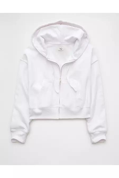 AE Everyday Luxe Zip-Up Hoodie Womens Product Image