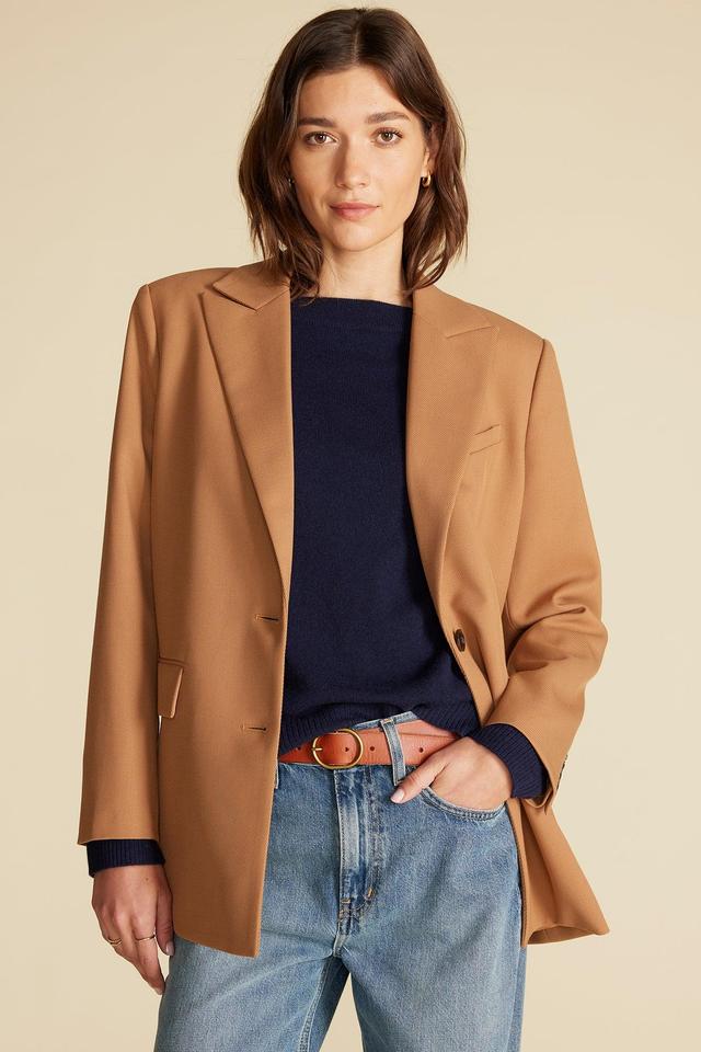 Alix Boyfriend Blazer - Camel Product Image