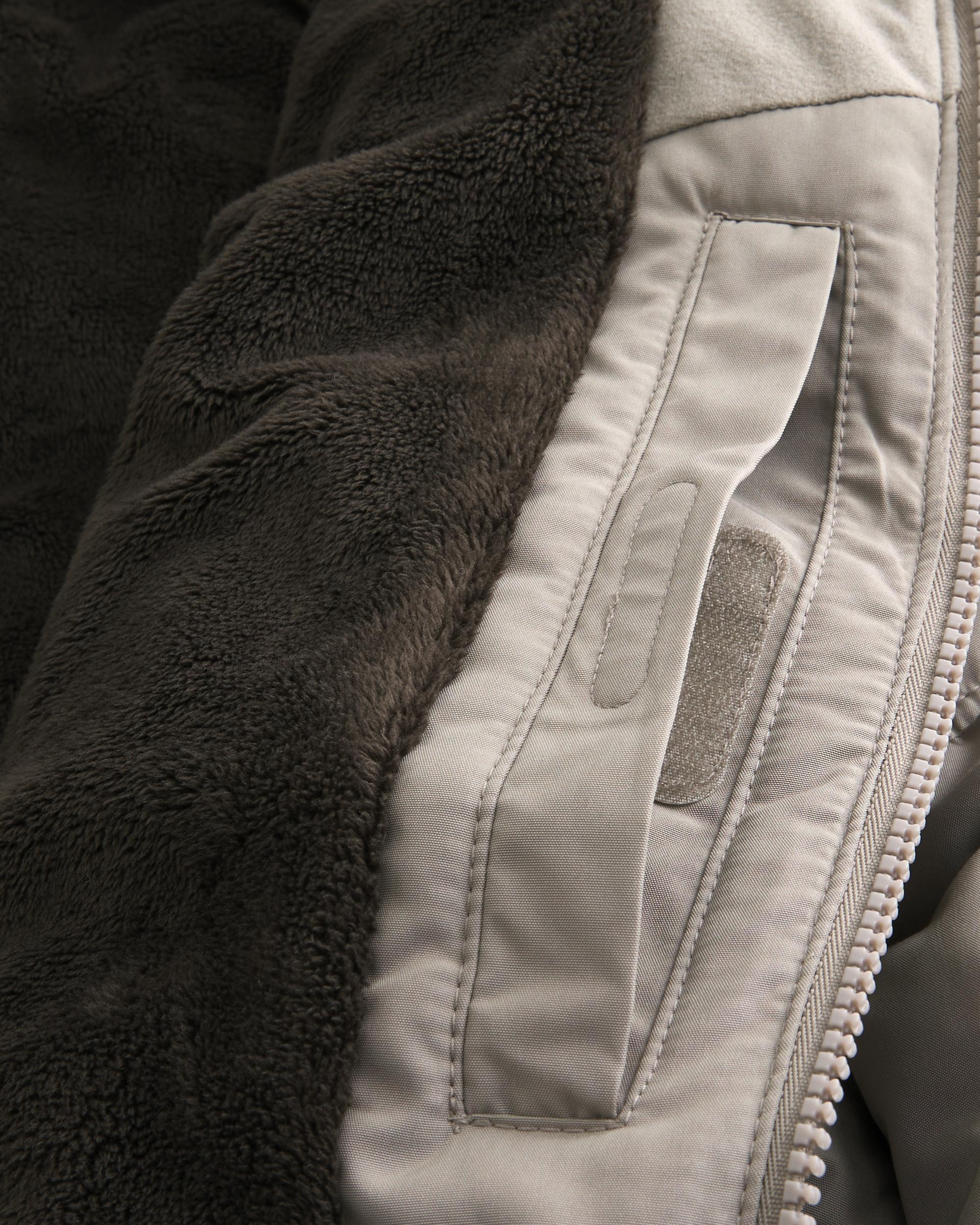 Faux Fur-Lined Puffer Jacket Product Image