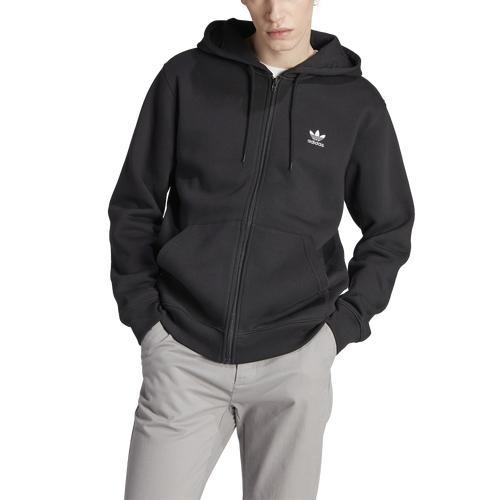 adidas Originals Mens adidas Originals Essential Full-Zip Hoodie - Mens Earth Strata/White Product Image