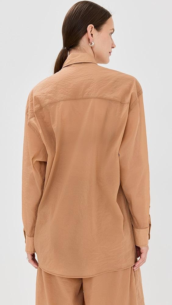 Rosetta Getty Oversized Cargo Shirt | Shopbop Product Image