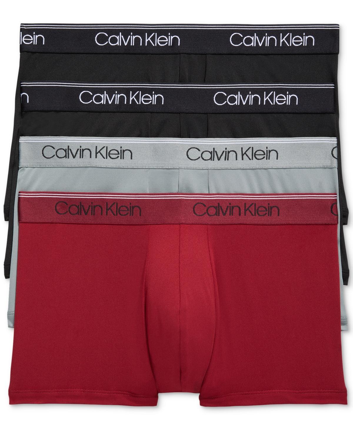 Calvin Klein Mens 3+1 Value Pack Micro Stretch Low-Rise Trunks Product Image