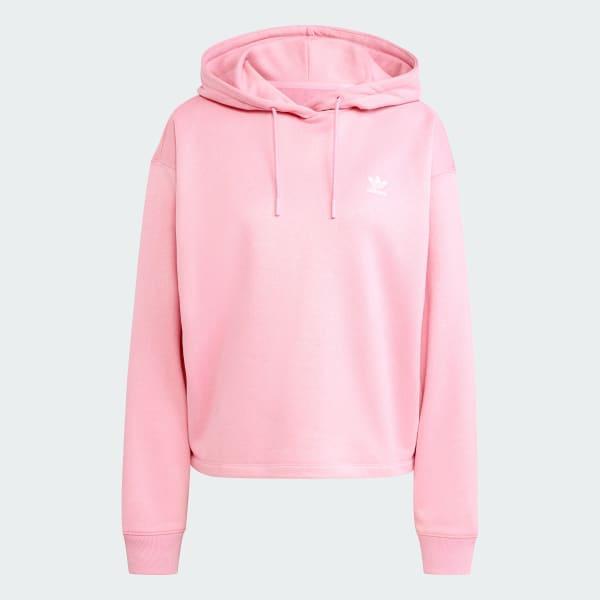 Trefoil Cropped Hoodie Product Image