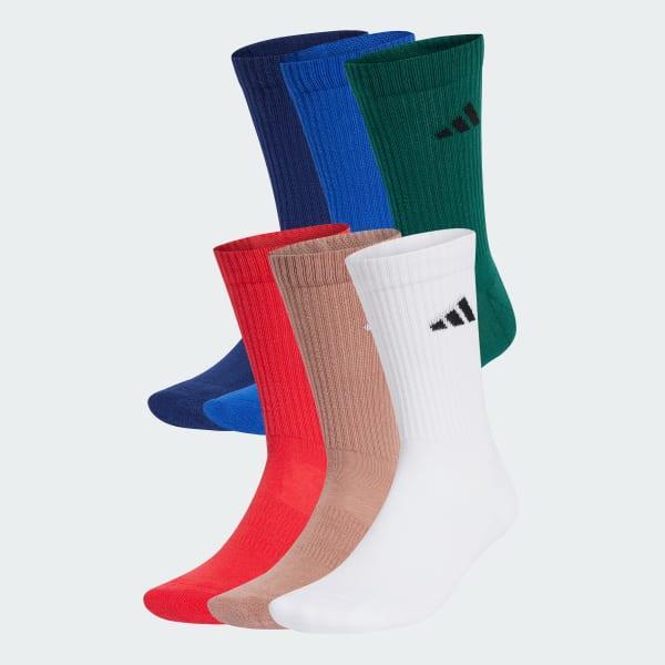 Cushioned Crew Socks 6 Pairs Product Image