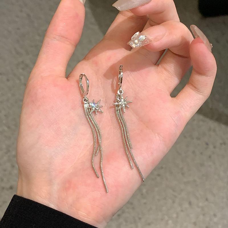 Star Alloy Threader Earring Product Image