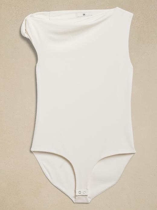 Twisted One-Shoulder Full-Back Bodysuit Product Image