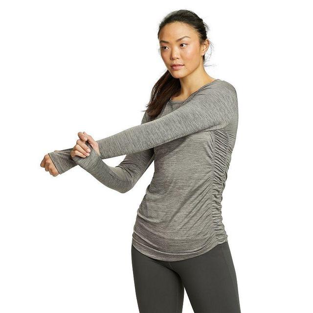 Womens Eddie Bauer Long Sleeve Reso Rouched Tee Product Image