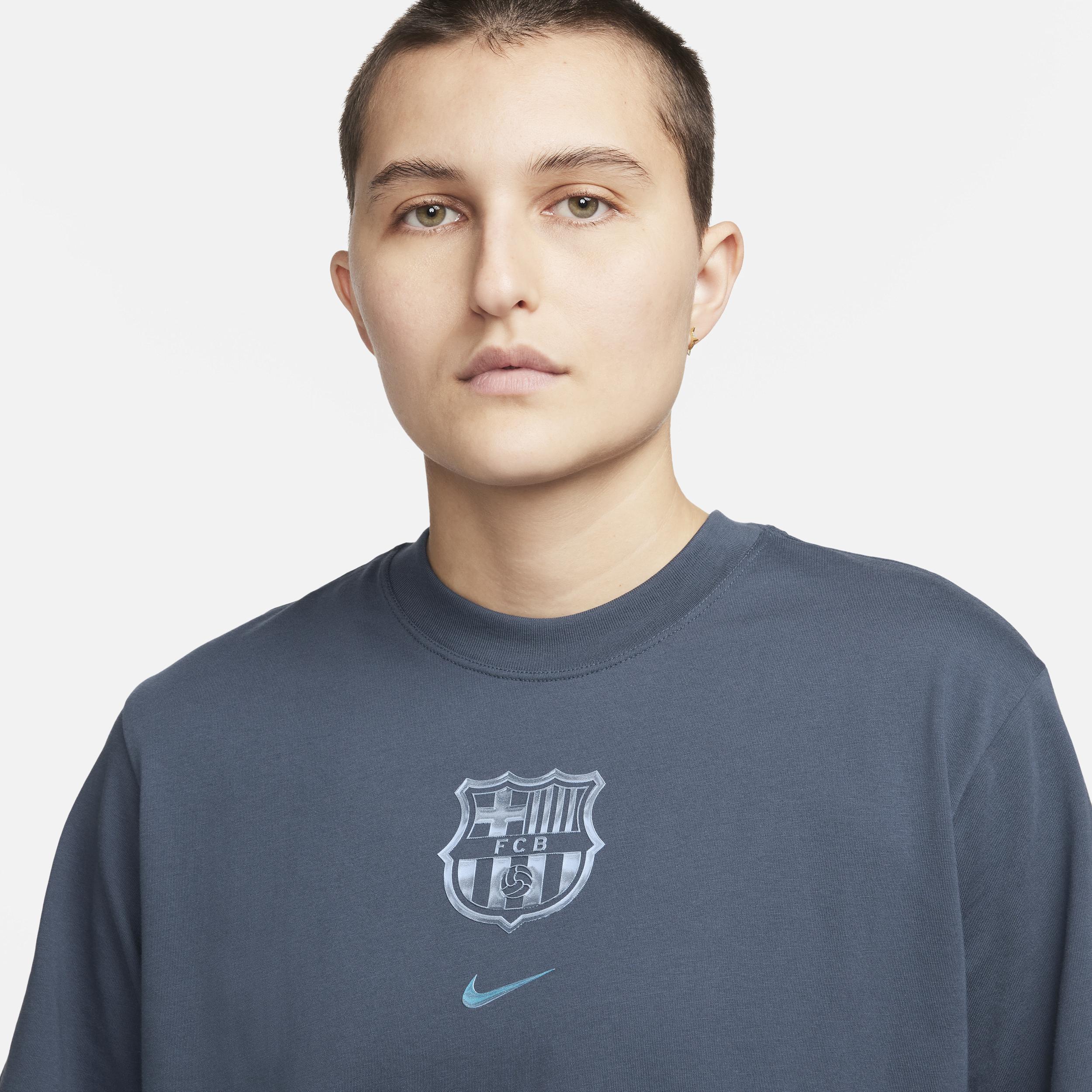 FC Barcelona Nike Women's Soccer Boxy T-Shirt Product Image