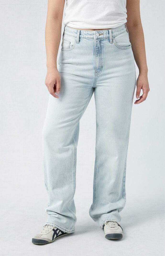 Women's Stretch Light Indigo Curve '90s Boyfriend Jeans product image