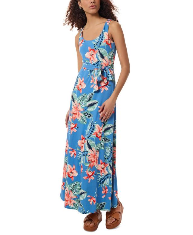 Jones New York Womens Floral-Print Sleeveless Maxi Dress Product Image