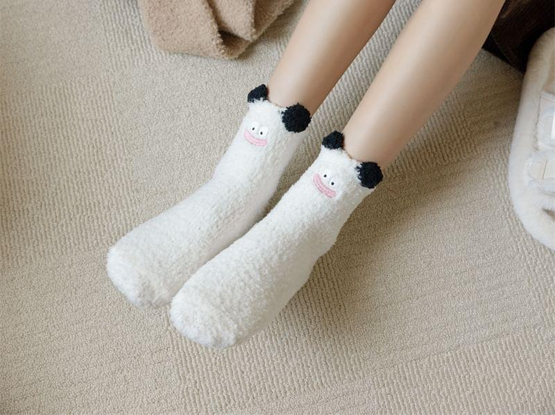 Cartoon Embroidered Socks Product Image