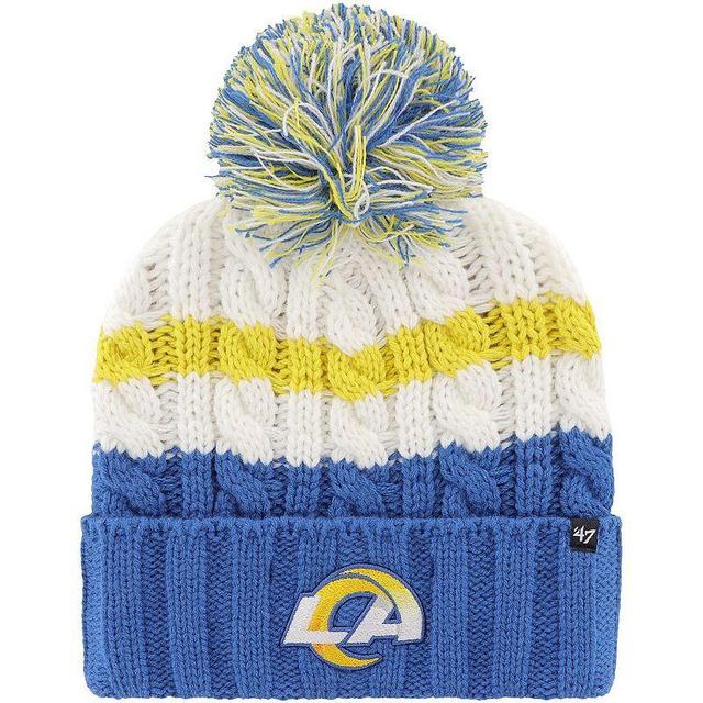 Womens 47 Los Angeles Rams Ashfield Cuffed Knit Hat with Pom Product Image