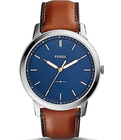 Fossil The Minimalist Analog Leather Strap Watch Product Image