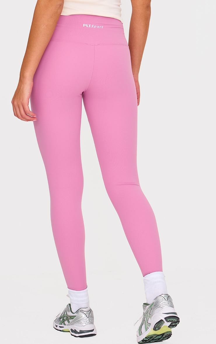 PLT SPORT Mauve Sculpt Wrap Waist Leggings Product Image