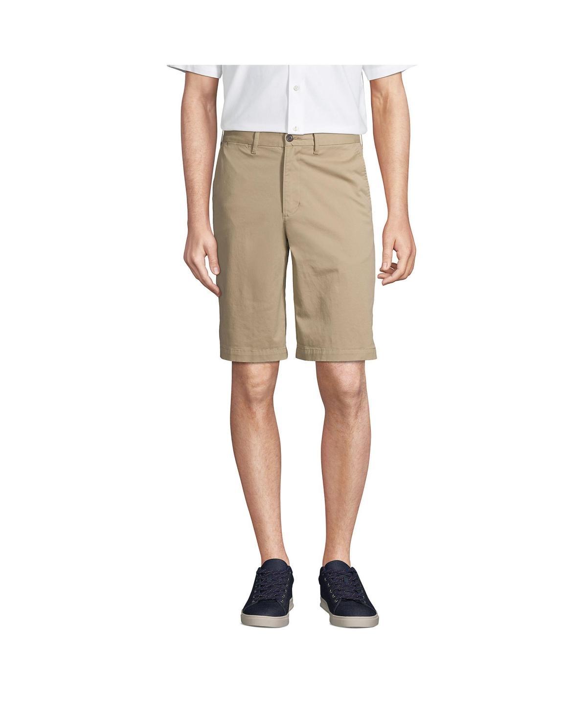 Mens Lands End Traditional-Fit Comfort-First Knockabout 11-inch Chino Shorts Blue Product Image