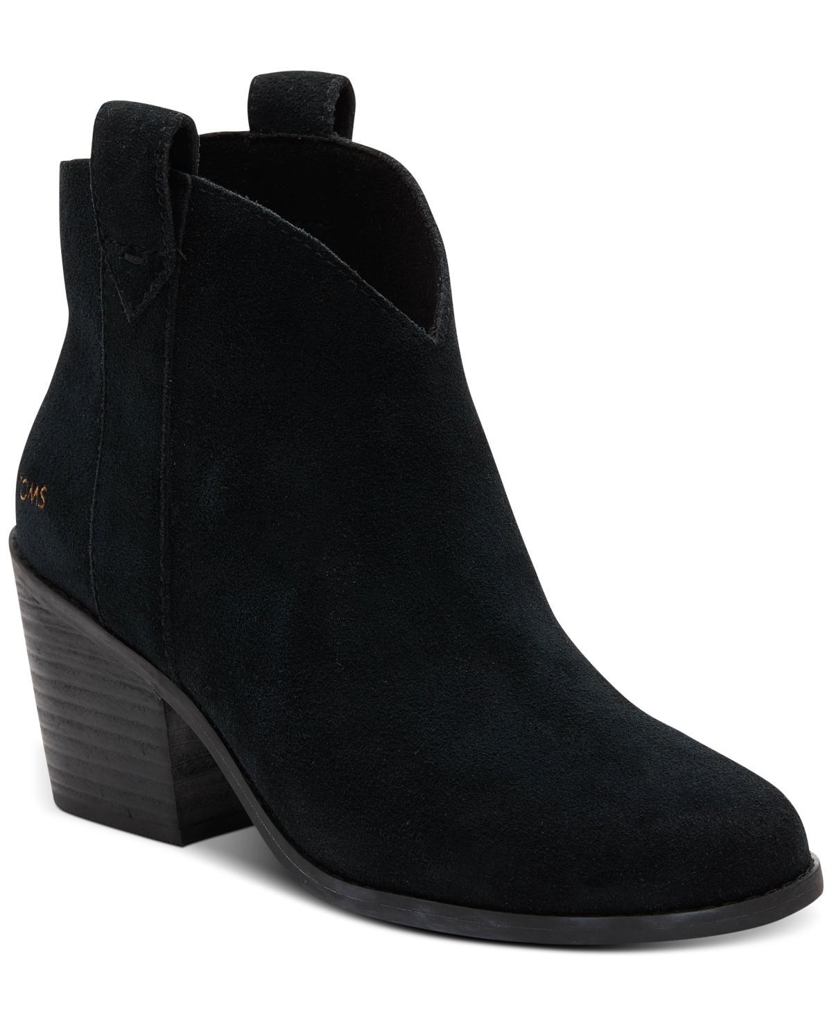 Toms Womens Constance Pull On Western Booties Product Image