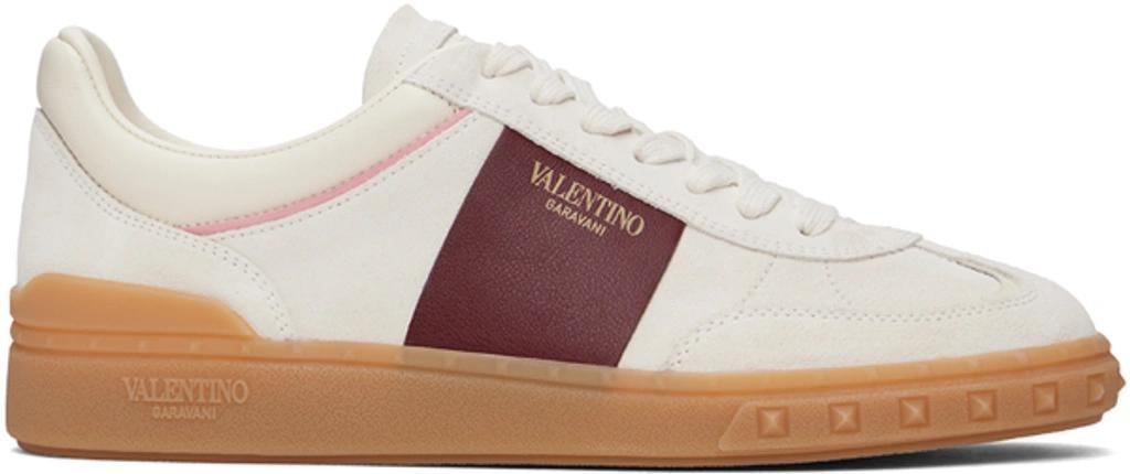 Off-white Upvillage Nappa Sneakers In Ivory,dark Red Product Image