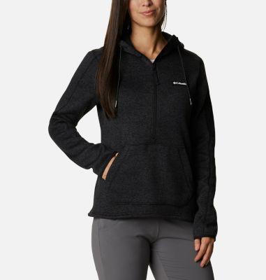 Columbia Women's Sweater Weather Hooded Pullover Chalk Heather Product Image