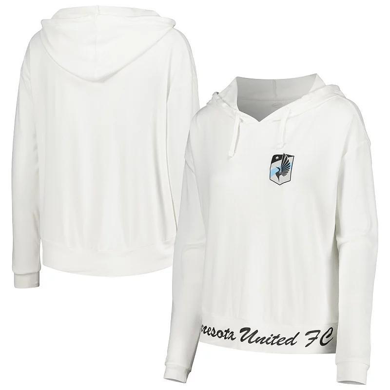 Womens Concepts Sport White Minnesota United FC Accord Hoodie Long Sleeve Top Product Image