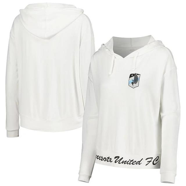 Womens Concepts Sport White Minnesota United FC Accord Hoodie Long Sleeve Top Product Image