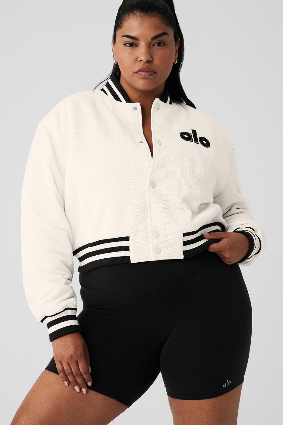 Cropped G.O.A.T Jacket - Ivory Female Product Image