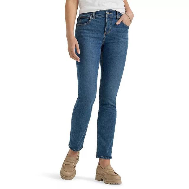 Womens Lee Ultra Lux Comfort Flex Motion Slim Straight Jeans Product Image