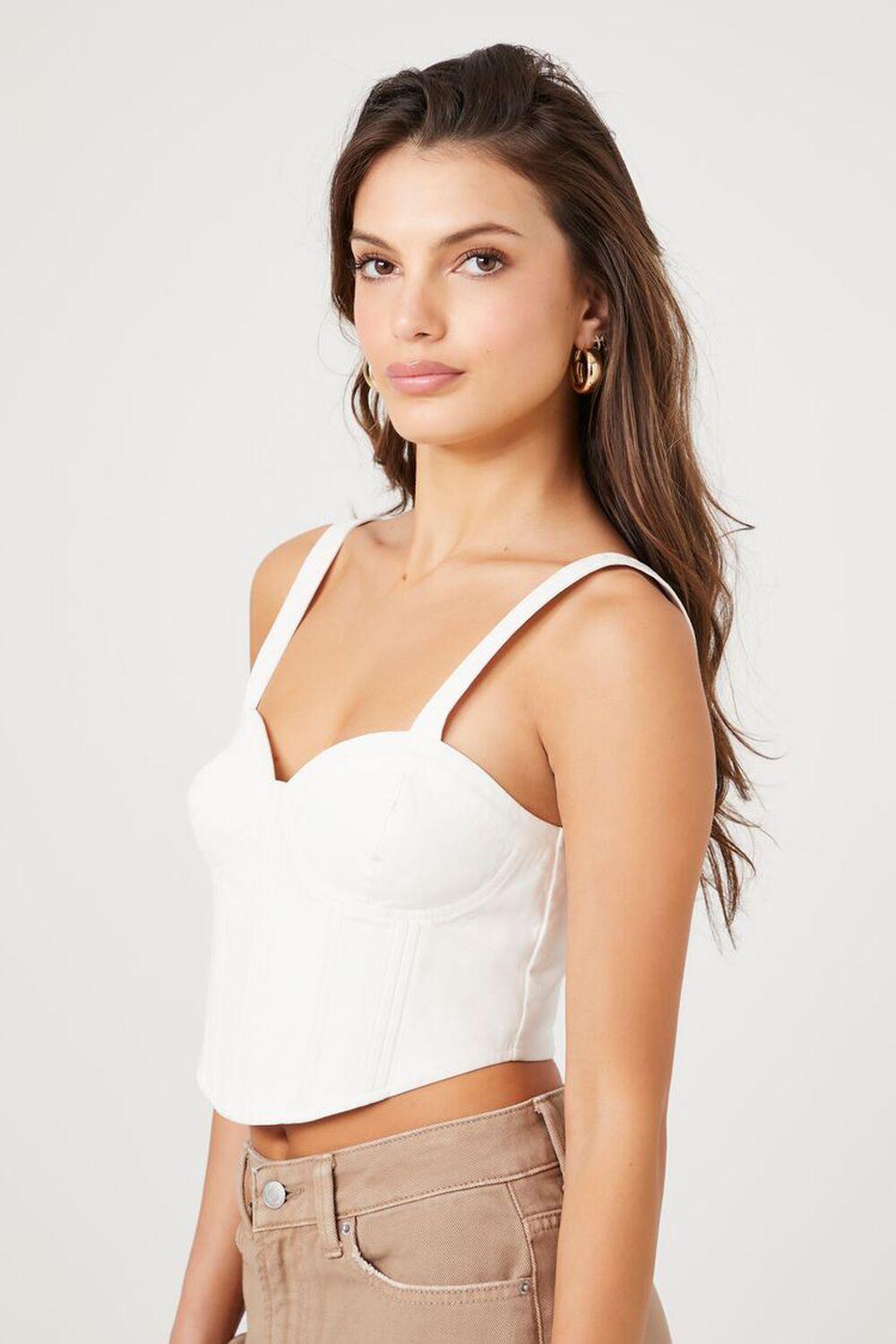 Bustier Sweetheart Crop Top | Forever 21 Product Image