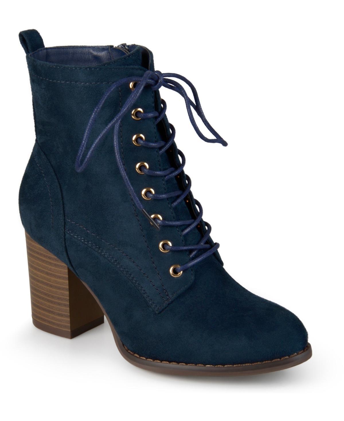 Journee Collection Baylor Womens Block Heel Ankle Boots Product Image