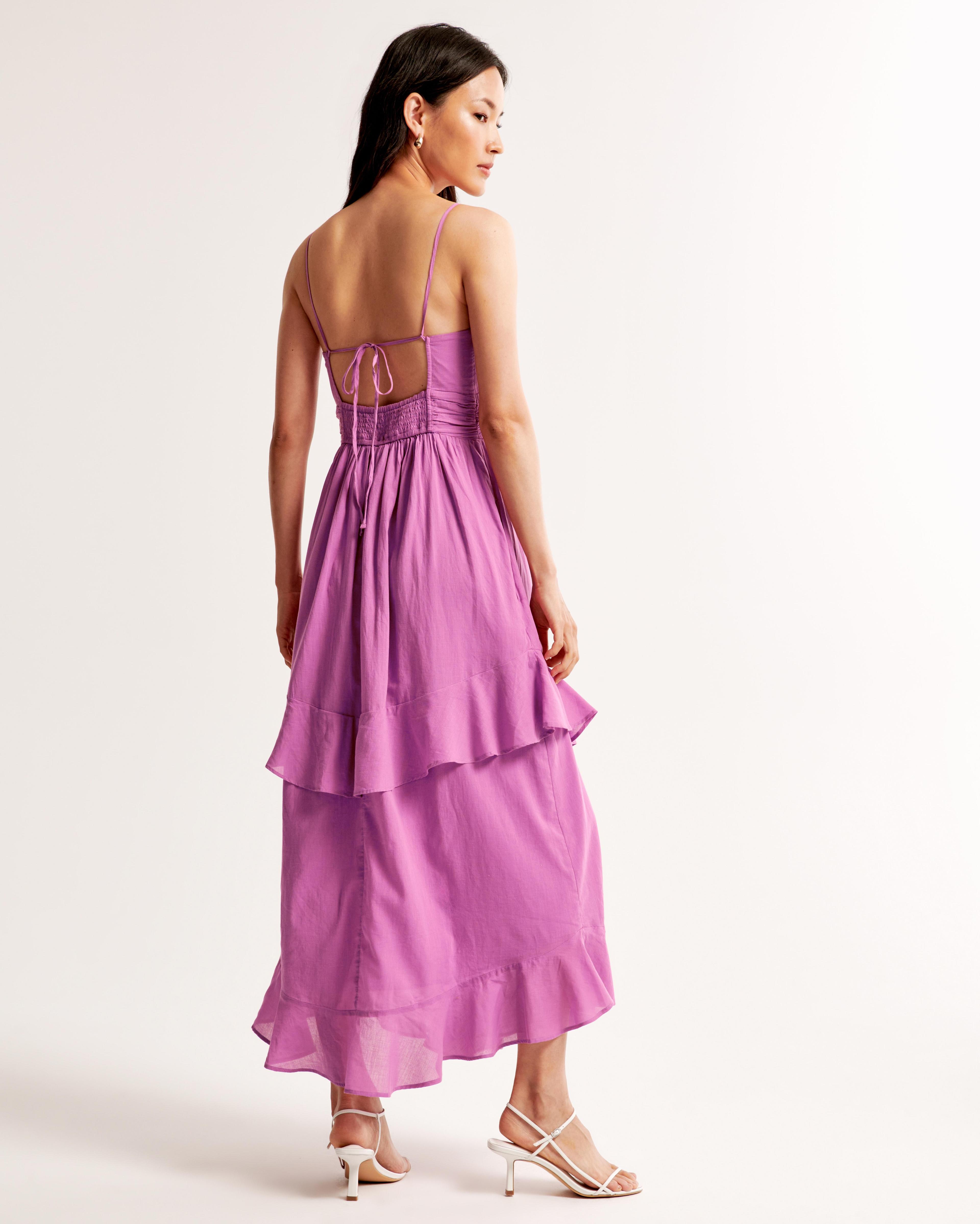 Tiered Ruffle Maxi Dress Product Image